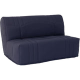 Banquette BZ DREAM - Tissu 100% Coton bleu foncé - Couchage 140x190 cm