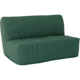 Banquette BZ DREAM - Tissu 100% Coton vert foret - Couchage 140x190 cm - Confort moelleux