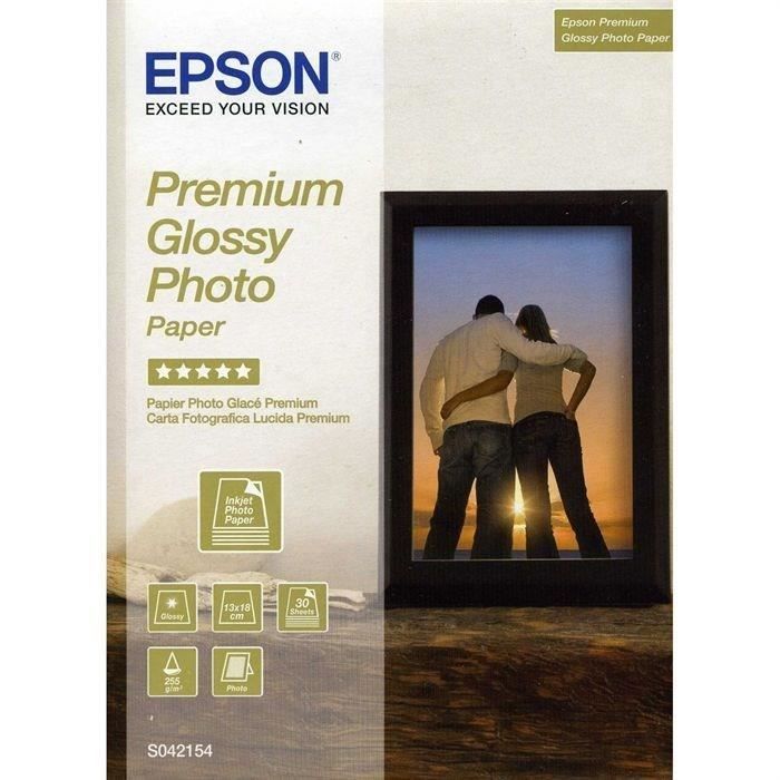 EPSON Premium Glossy Photo Paper - 130x180mm - 30 sheets - 255g/m2