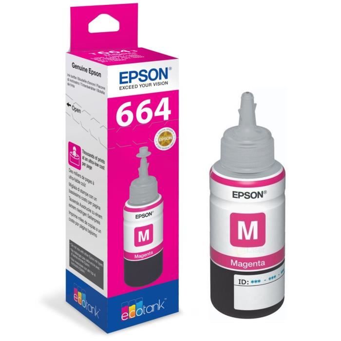 Cartouche d'encre Epson ECOTANK T6643 Magenta