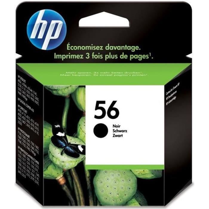 HP 56 Black Original Ink Cartridge (C6656AE) for HP OfficeJet 5610 and HP PSC 1217/1311/1355