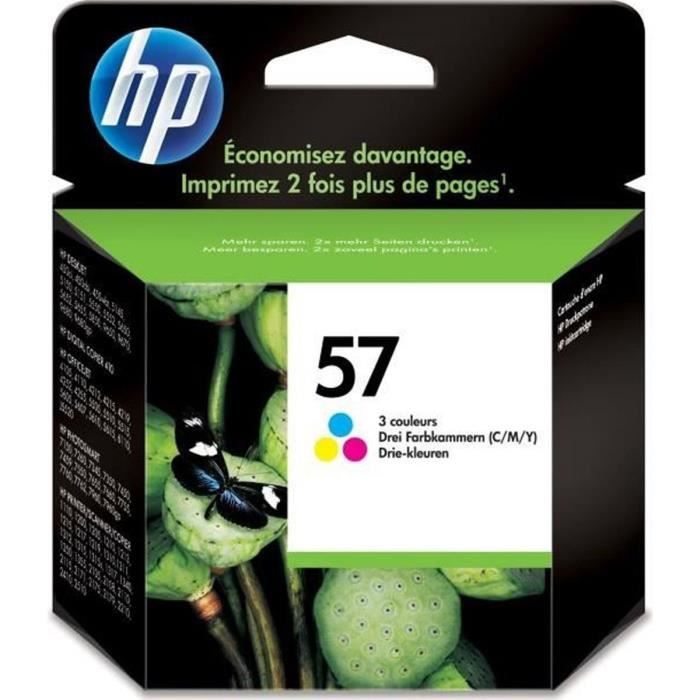 HP 57 Cartouche d'encre trois couleurs authentique (C6657AE) pour HP PSC 1217/1311/1355