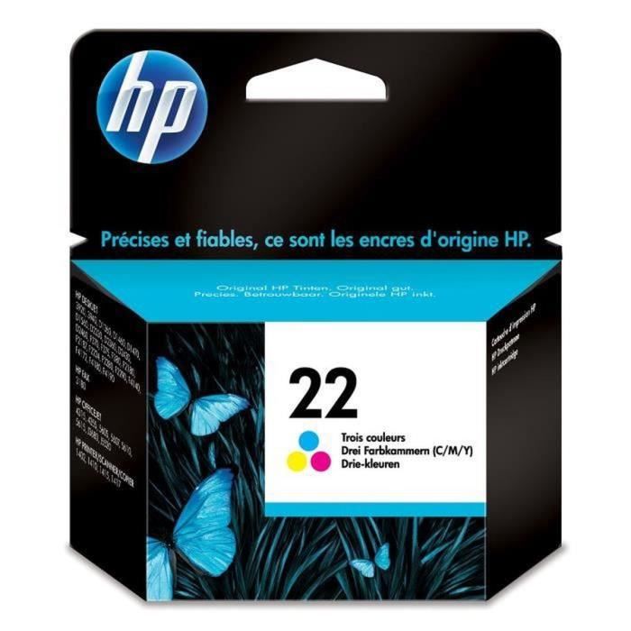 HP 22 Original Tri-color Ink Cartridge (C9352AE) for HP DeskJet F380/D1530/D2460/F2180/F4100, OfficeJet 4300/5600