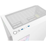 THERMALTAKE - CA-1Z4-00M6WN-WS - View 170 WS ARGB Snow - Boitier PC sans alimentation - Mini tour - Format Micro-ATX - Blanc