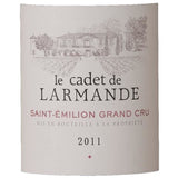 Cadet de Larmande 2011 Saint-Emilion - Vin rouge de Bordeaux