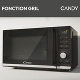Micro-ondes Gril Candy Moderna CMGA20TNDB 700W 20L Digital Noir - Fonction Décongélation - 11 Niveaux de Puissance - 19 Menus Auto