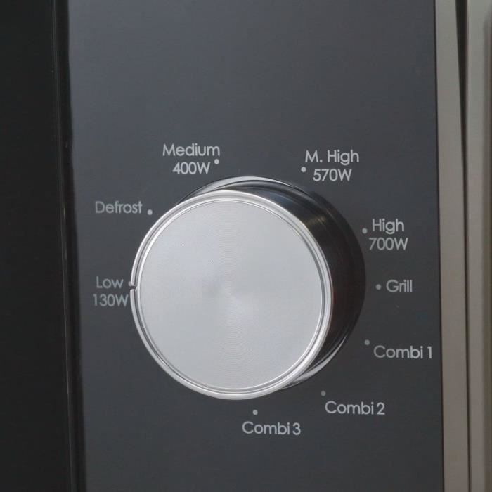 CMG20TNMB Micro-ondes Gril CANDY Moderna 20L 700W - Gril 900W - UI mÈcanique 6 niveaux de puissance - Fonction DÈcongÈlation poids