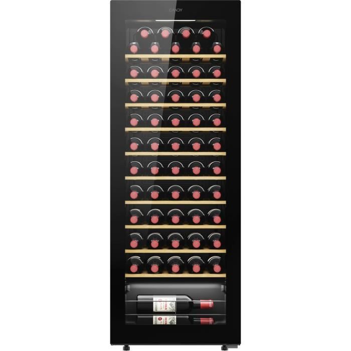 Cave a vin de service - CANDY - CW 058 - 58 Bouteilles - Connectée - 37 dB - Classe G - 47,5 x 45 x 128 cm