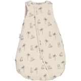 Mini douillette - CANDIDE - 55 cm - 0/3 mois - Blanc imprimé lange tigre