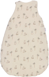 Douillette naissance - CANDIDE - 70 cm - 3/9 mois - Blanc imprimé lange tigre