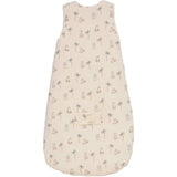Douillette nomade - CANDIDE - 90 cm - 9/24 mois - Manches amovibles - Blanc imprimé lange tigre