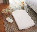 Housse de matelas a langer - CANDIDE - Eponge - 50 x 75 cm - Blanc