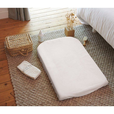 Housse de matelas a langer - CANDIDE - Eponge - 50 x 75 cm - Blanc