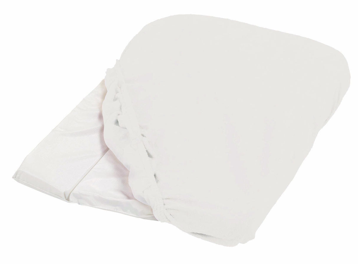 Housse de matelas a langer - CANDIDE - Eponge - 50 x 75 cm - Blanc