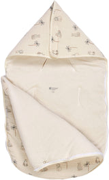 Nid d'ange - CANDIDE - 70 cm - 0/3 mois - Blanc imprimé lange tigre