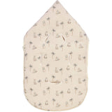 Nid d'ange - CANDIDE - 70 cm - 0/3 mois - Blanc imprimé lange tigre