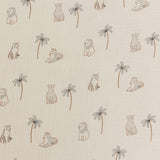 Nid d'ange - CANDIDE - 70 cm - 0/3 mois - Blanc imprimé lange tigre