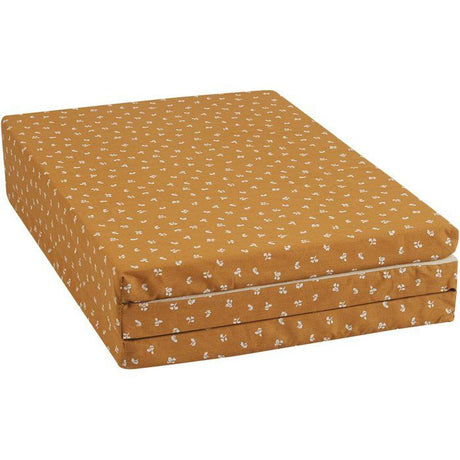 Matelas de voyage - 120 x 60 cm - Ep. 4 cm - Pliant - Camel - CANDIDE