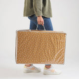 Matelas de voyage - 120 x 60 cm - Ep. 4 cm - Pliant - Camel - CANDIDE