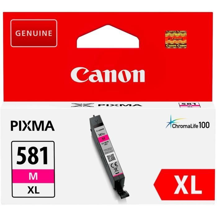 Cartouche d'encre - CANON - CLI-581M XL (2050C001) - Magenta - 8.3 ml