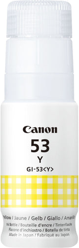 Bouteille d'encre - CANON - GI-53Y - Jaune - Compatibilité PIXMA G650 et G550 - (4690C001)