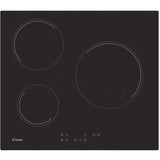 Plaque de cuisson vitrocéramique CANDY CH63CT - 3 foyers - L 60cm - Noir