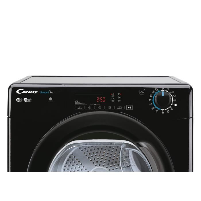 Seche-linge a condensation CANDY CSoe C10TBGB-S Smart Pro - 10 kg - Classe B - ConnectÈ - Noir