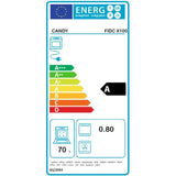 Four encastrable - Convection naturelle - CANDY FIDC X100 - 70L - Inox et noir - Classe A