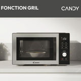 Micro-ondes Gril Candy Essenza CMGA31EDLB 1000W 31L Digital Noir - Fonction Nettoyage Auto - 5 Niveaux de Puissance -10 Menus Auto