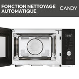Micro-ondes Combi Candy Essenza CMCA29EDLB 1000W 29L Digital Noir -Combiné a chaleur tournante- 5 Niveaux de Puissance -10 Menus Aut