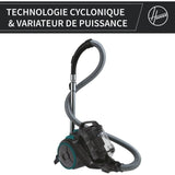 Aspirateur Traineau Sans Sac - CANDY CAF34HM - 800 W - Cassette 2,5 L - 79 dBA - Filtre HEPA 13 lavable