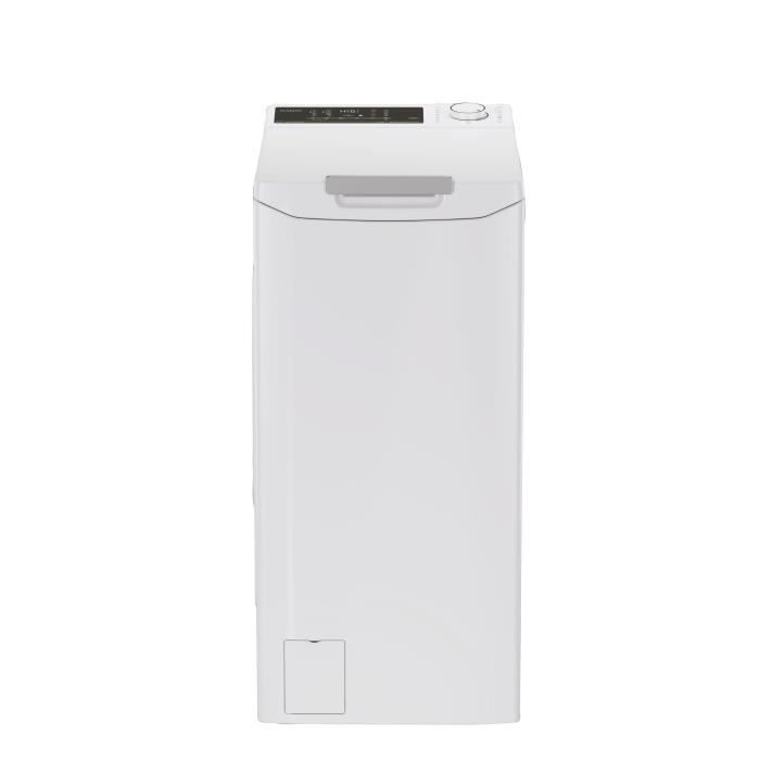 Lave-linge top CANDY TCA274TM4-S ProWash 500 -7 kg - 1200 trs/min - Connecté - Classe B - Blanc