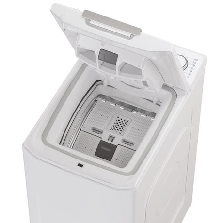 Lave-linge top CANDY TCA274TM4-S ProWash 500 -7 kg - 1200 trs/min - Connecté - Classe B - Blanc