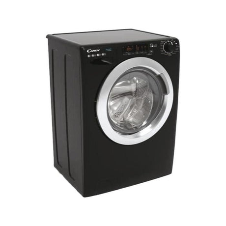 Lave-linge hublot CANDY CSS1410TWMCBE/FR - 10 kg - Induction - Vapeur - 1400 trs/min - Classe A - Programmes rapides - Noir