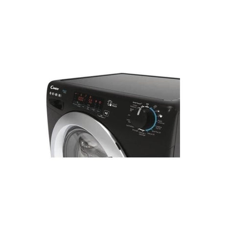 Lave-linge hublot CANDY CSS1410TWMCBE/FR - 10 kg - Induction - Vapeur - 1400 trs/min - Classe A - Programmes rapides - Noir
