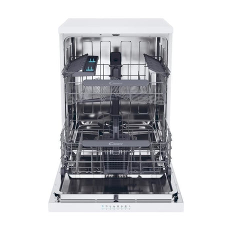 Lave-vaisselle pose libre CANDY CF 4C4F0W? Rapido  - 14 couverts - Induction - L60cm - 44dB - Connecté - Blanc