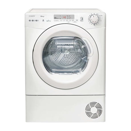 Seche-linge pompe a chaleur CANDY EY EH8N1DE-S - 8 kg - Bac EasyCase - Connecté - Blanc