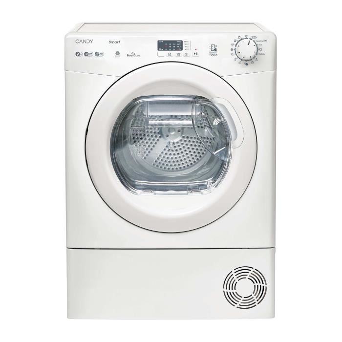 Seche-linge pompe a chaleur CANDY CS EH9N2LE-S Smart - 9 kg - Bac EasyCase - Classe D - Blanc
