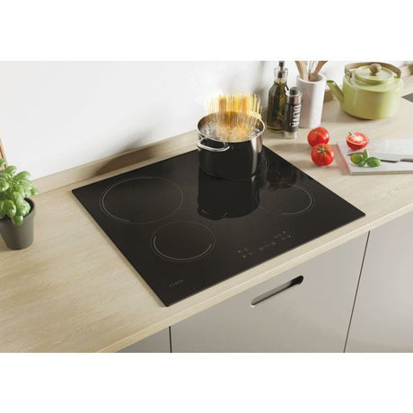 Plaque de cuisson vitrocéramique CANDY CH64CCB - 4 foyers - L 59 cm - Noir