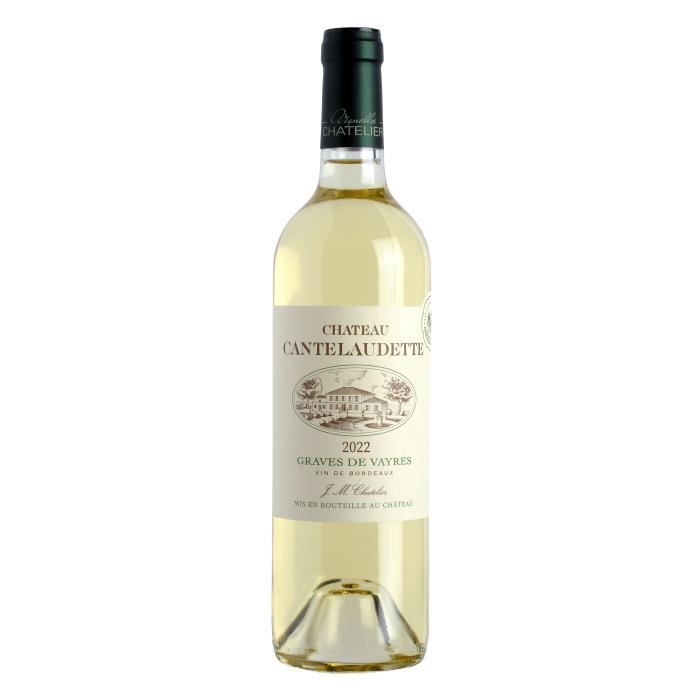 Château Cantelaudette Tradition 2022 Graves de Vayres - Vin blanc de Bordeaux