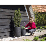 CAPI EUROPE Vase élégant bas RIB NL - 34x46 cm - Noir