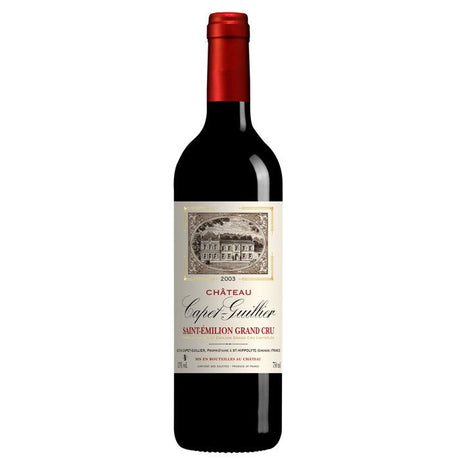 Château Capet Guillier 2003 Saint-Émilion Grand Cru - Vin rouge de Bordeaux