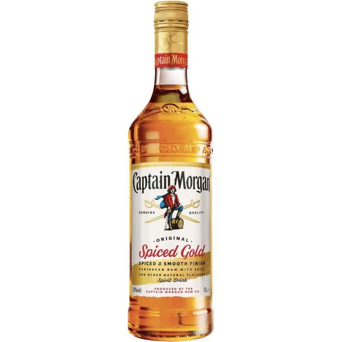 CAPTAIN MORGAN Spiced Gold - Rhum - 35,00% Vol. - 100 cl