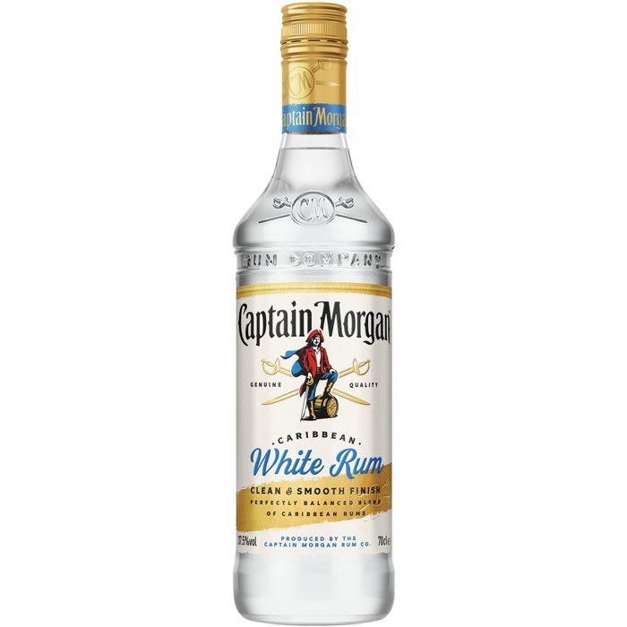 Captain Morgan - White Rum - 37.5% Vol. - 70cl