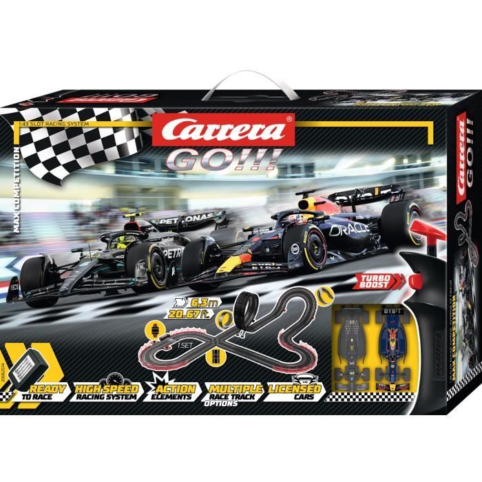 Circuit de course Max Competition, Longueur 6,3 m, Echelle des voitures 1/43, Carrera GO, Des 6 ans