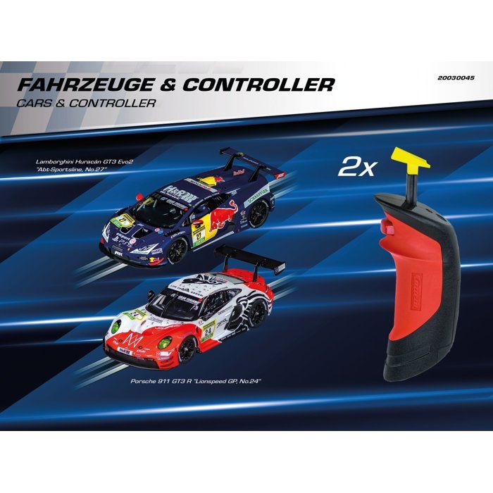 Circuit électrique - CARRERA Digital 132 - Full Throttle - Échelle 1:32 - 2 voitures de GT - Des 8 ans