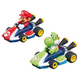 Circuit Mario Kart - CARRERA-TOYS - Coffret complet avec 2 voitures télécommandées et manettes