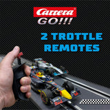 Circuit de course Formula Champions, Longueur 6,3 m, Echelle des voitures 1/43, Carrera Go, Des 6 ans