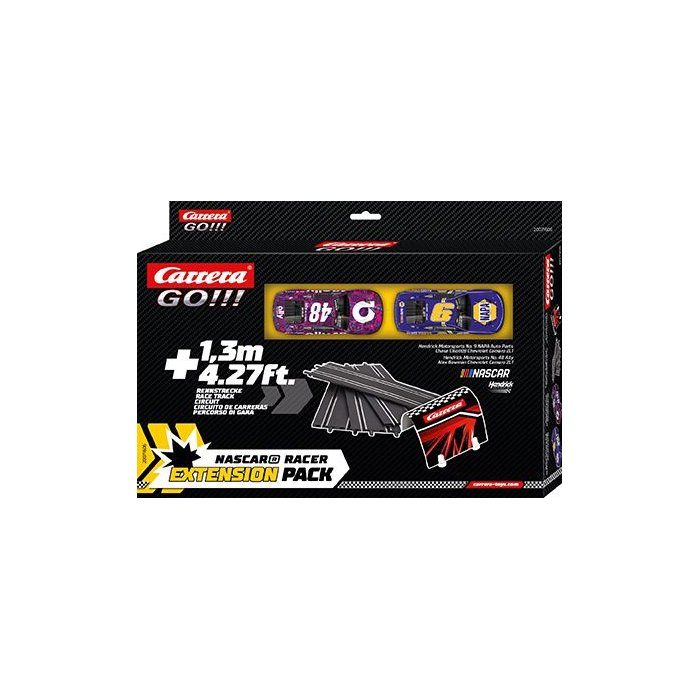 Kit d'extension circuit et voitures - CARRERA GO!!! - Extension set  2 - 2 voitures Nascar - Échelle 1:43 - Des 6 ans