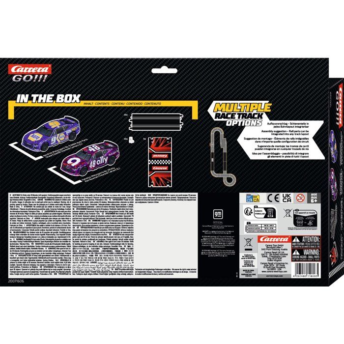 Kit d'extension circuit et voitures - CARRERA GO!!! - Extension set  2 - 2 voitures Nascar - Échelle 1:43 - Des 6 ans